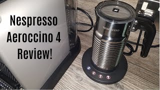 Nespresso Aeroccino 4 Milk Frother Review  Worth upgrading from the Aeroccino 3 [upl. by Avitzur]