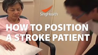 How To Position A Stroke Patient [upl. by Gabbey]