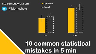 Ten Statistical Mistakes in 5 Min [upl. by Sumedocin]